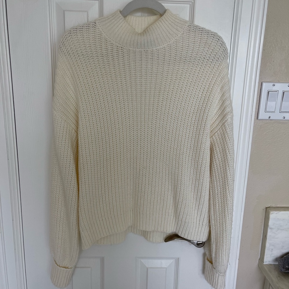 White Sanctuary Sweater from Revolve